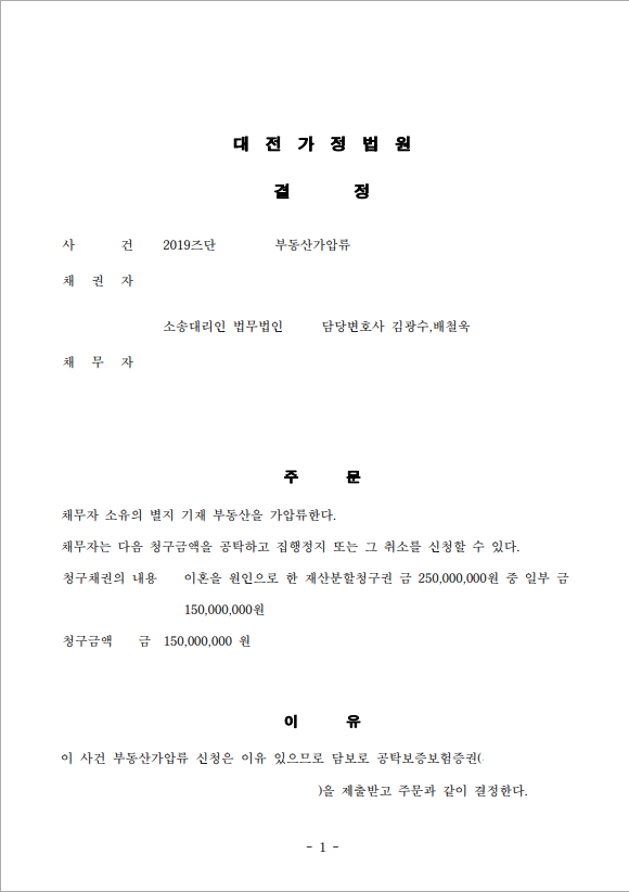 재산을 숨기려는 배우자 방어